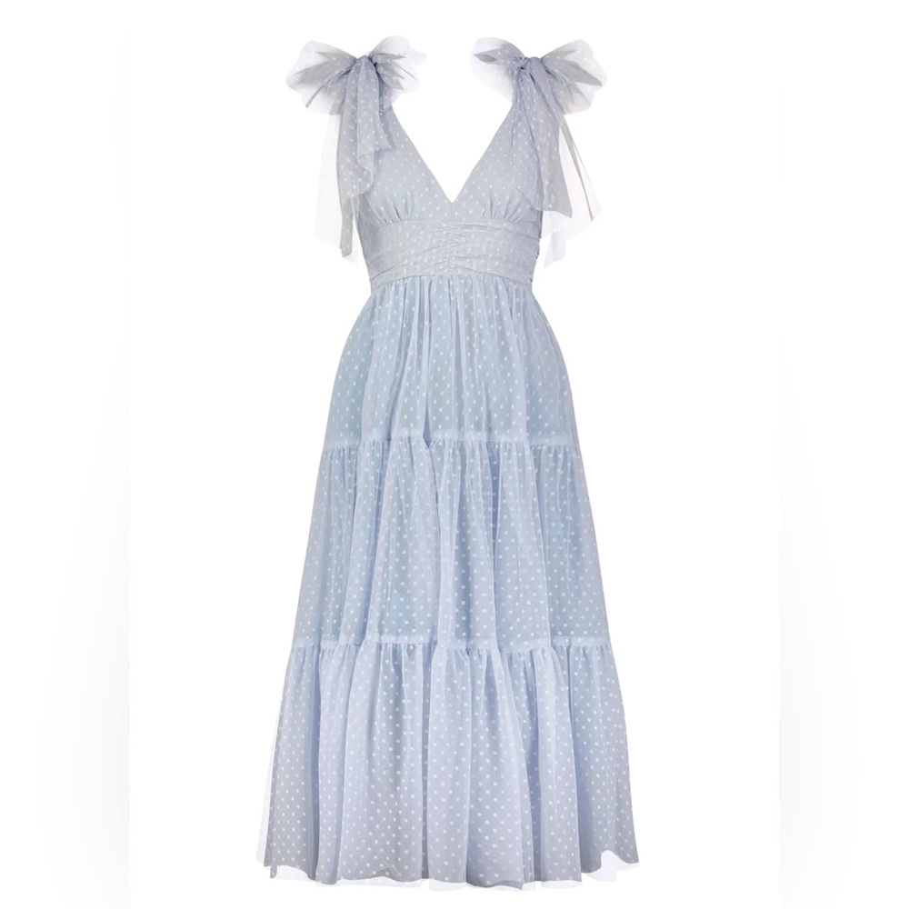 JessaKae Jeanne dress in Dusty Blue